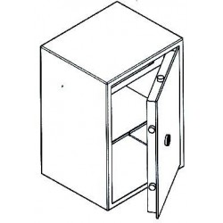 Сейф малый 440х355х630