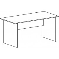 Стол письменный однотумбовый (без тумбы), столешница 16мм. 1350х746х750