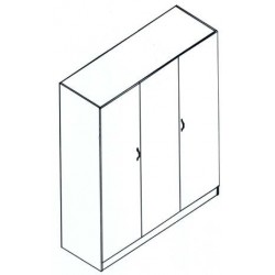 Шкаф платяной (3-х) трехстворчатый