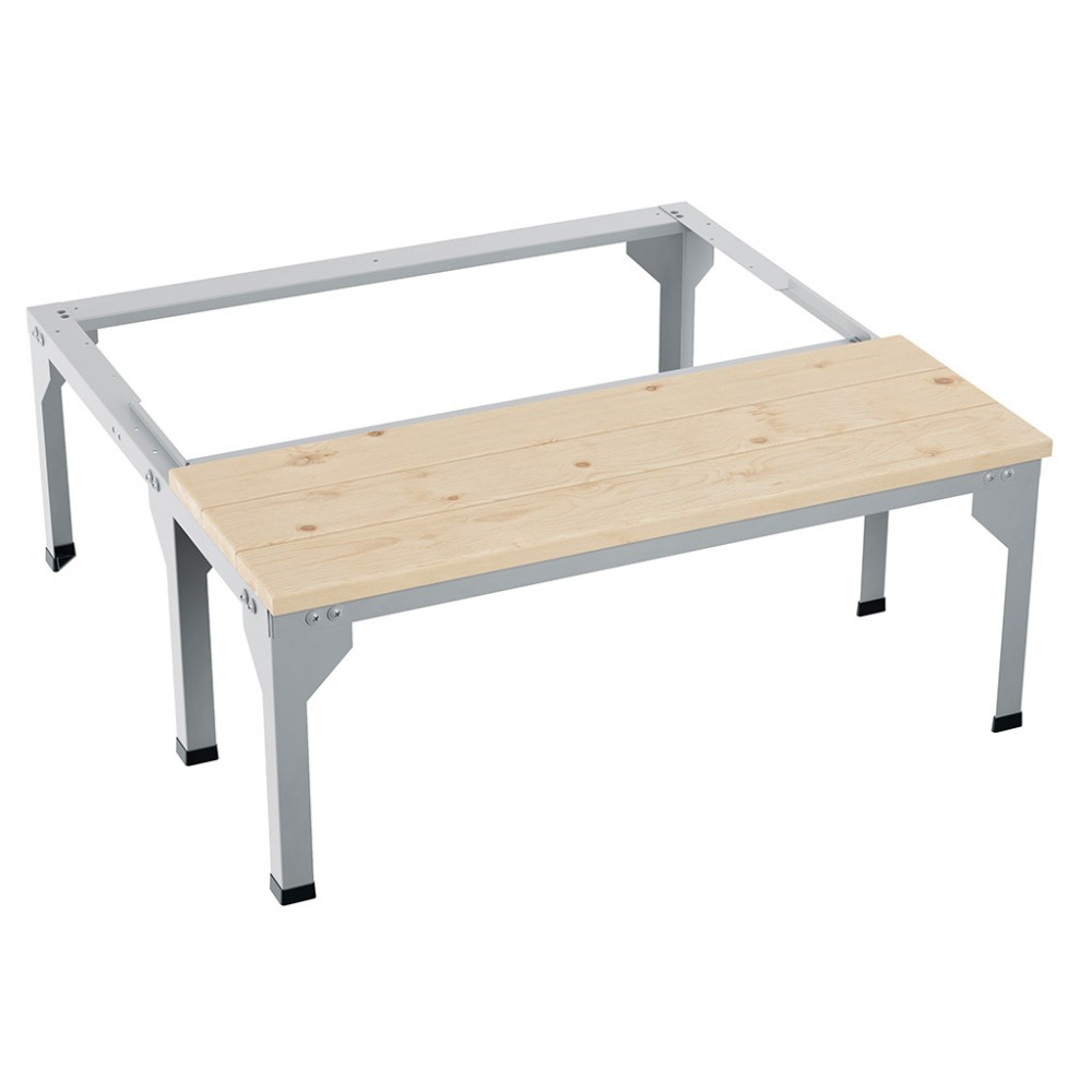 Скамья-подставка для шкафа металлического для раздевалки 800x770х334 Скамья-подставка для шкафа металлического для раздевалки 800x770х334