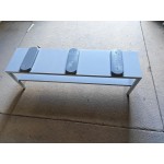 Подставка для чистки обуви металлическая 1200х300х349 Подставка для чистки обуви металлическая 1200х300х349
