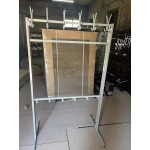 Вешалка гардеробная металлическая 12 крючков 1070х700х1760 Вешалка гардеробная металлическая 12 крючков 1070х700х1760