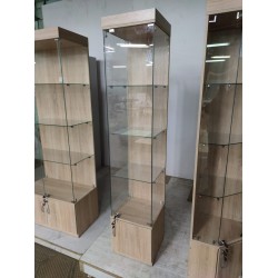 Витрина музейная узкая 400х400х2000