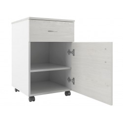 Тумба медицинская подкатная с ящиком 455х452х700