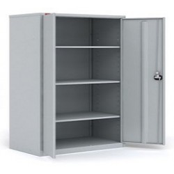 Шкаф инструментальный 3 полки с дверцами