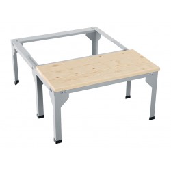 Скамья-подставка для шкафа металлического для раздевалок 600x770х334 Скамья-подставка для шкафа металлического для раздевалок 600x770х334