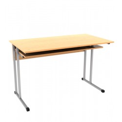 Стол классный на металлическом каркасе 1200х650х750