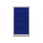 Тумба металлическая инструментальная пять (5) ящиков 460х640х840